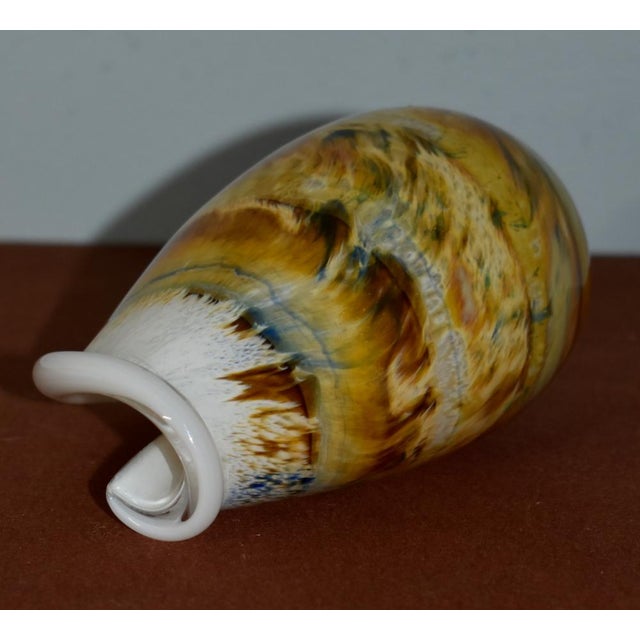Vintage Decorative Art Glass Conch Shell For Sale - Image 11 of 12