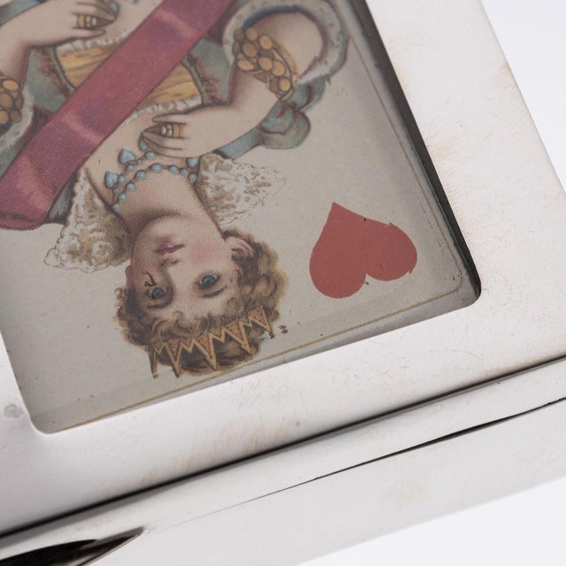 1930s 20th Century British Silver Decorative Cigar Box, 1938 For Sale - Image 5 of 18