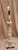 French Vintage French Gold Trim Tall Table Lamp For Sale - Image 3 of 3