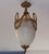 Antique French Louis XVI Style Glass and Bronze Pendant Lamp, 1890s For Sale - Image 15 of 15