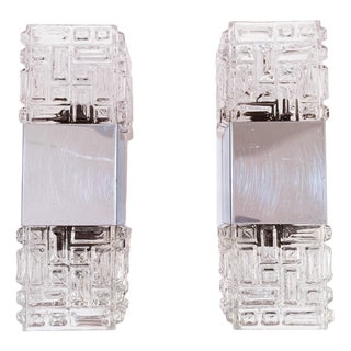 Italian Sconces by Gaetano Sciolari, 1970s, Set of 2 For Sale