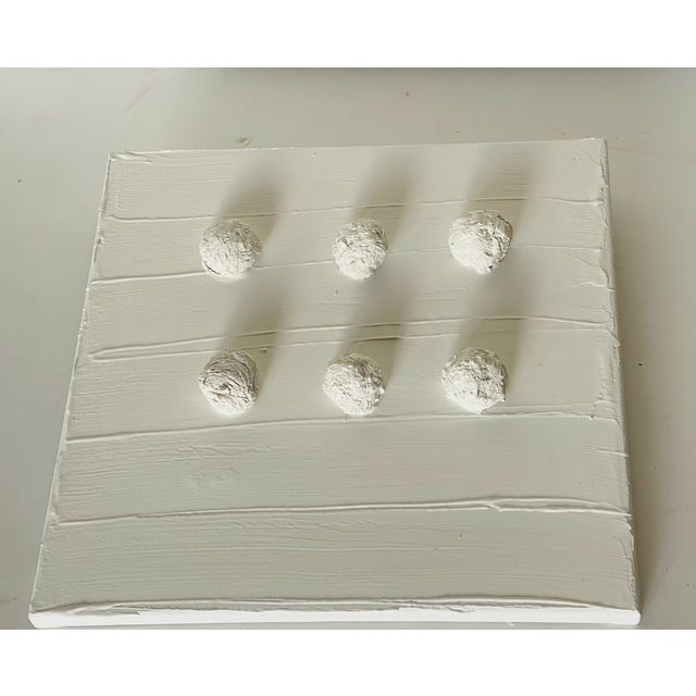 Contemporary 1970s Abstract Minimalist Plater Art by Elia Moon Rabbits For Sale - Image 3 of 4
