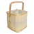 Mid 20th Century Raffia Covered Ice Bucket For Sale