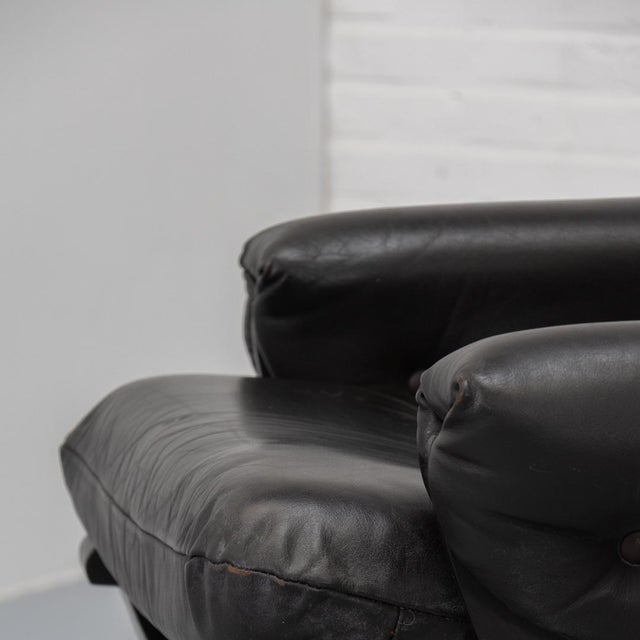 Wood Bentwood and Leather Lounge Chair, 1970s For Sale - Image 7 of 16