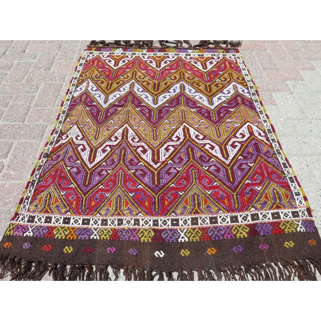 This beautiful rug is from southern of Turkey Fethiye Nomads. About 60 years old. It is handmade with pure wool only. This...