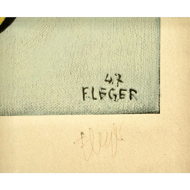 Early 20th Century Fernand Leger Composition Aux Dominos Lithograph For Sale - Image 5 of 8