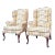 1980s Palm Beach Regency Palm Beachy Wingback Chairs - a Pair For Sale