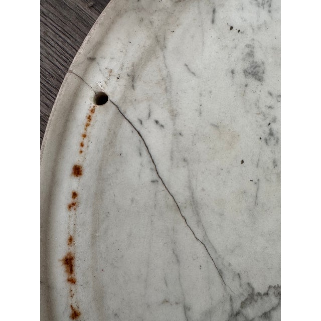 Vintage Italian Coat Hanger in Chromed Steel and Marble Base, 1970s For Sale - Image 13 of 14