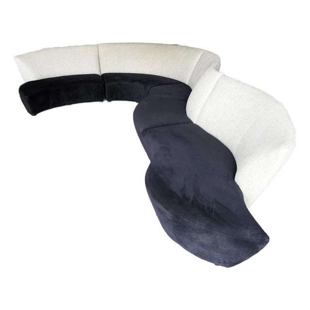 Mid 20th Century Bilboa Sofa in Five Sections Attributed to Vladimir Kagan For Sale