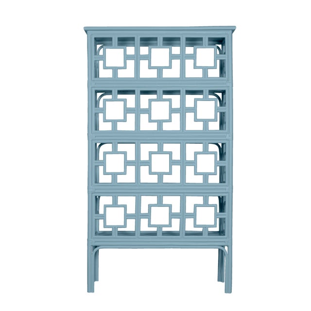 Not Yet Made - Made To Order Sobe Etagere, Pool Blue For Sale - Image 5 of 5