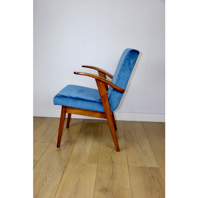 Mid-Century Modern Vintage 300-123 Armchair by M. Puchała, 1970s For Sale - Image 3 of 10