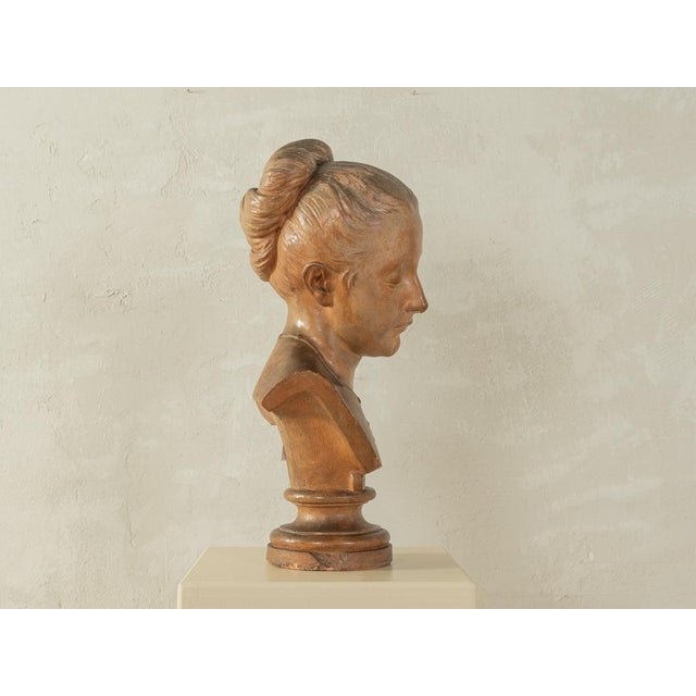 Ceramic Henri Émile Allouard, Candeur, 1874, Terracotta For Sale - Image 7 of 14
