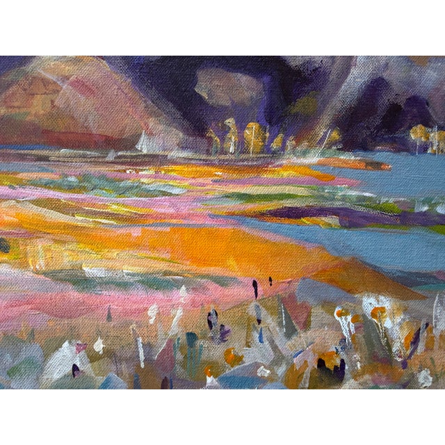 Artist: Dory Hethcote Title: Malheur in Spring Signed: Monogrammed on the left Year: Contemporary Medium: Acrylic on...