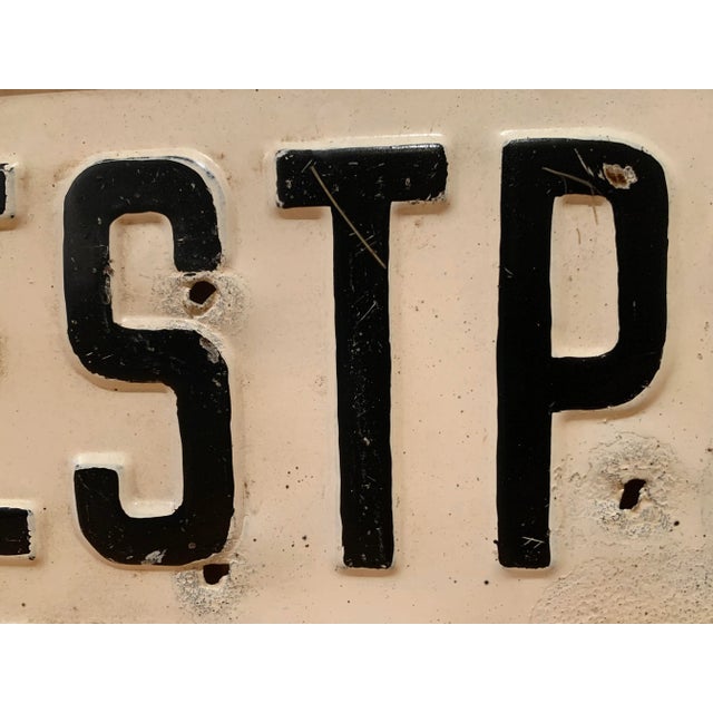 1950s Vintage Westport Ct Street Sign For Sale - Image 5 of 8