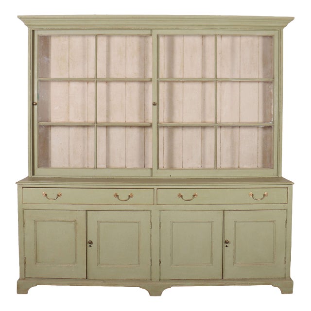 English Painted Dresser in Pine For Sale