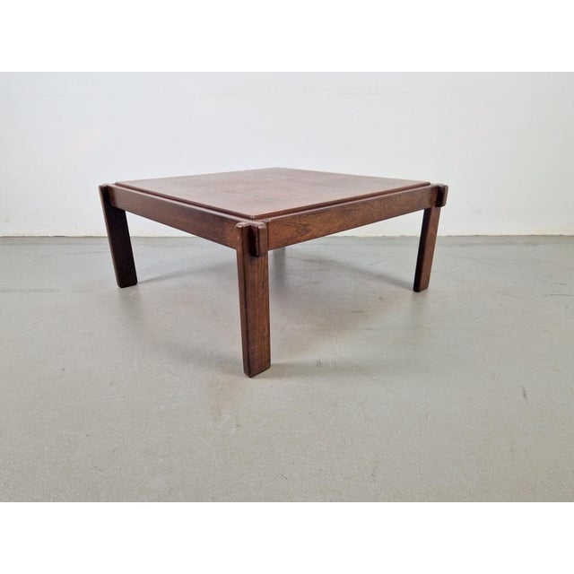 Vintage Minimalist Coffee Table from Wenge, 1970s For Sale - Image 11 of 13