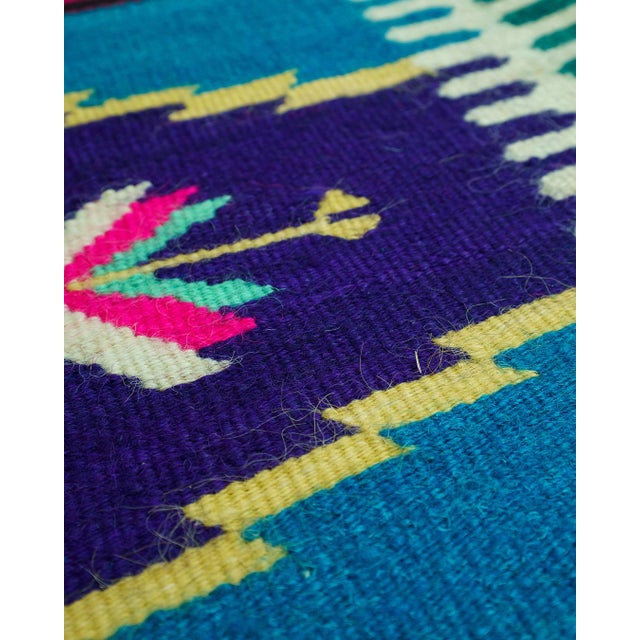 Vintage Eastern European Handwoven Wool Flatweave Rug, 1970s For Sale - Image 4 of 12