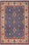 Rustic Kazak Blue/Beige Wool Rug - 10'8''x14'2'' For Sale - Image 10 of 10