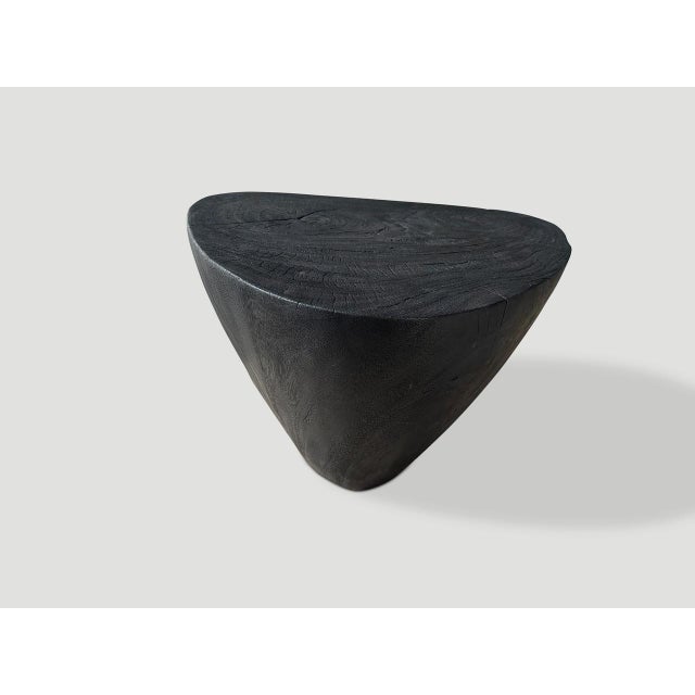 Andrianna Shamaris Charred Minimalist Coffee Table For Sale - Image 4 of 5