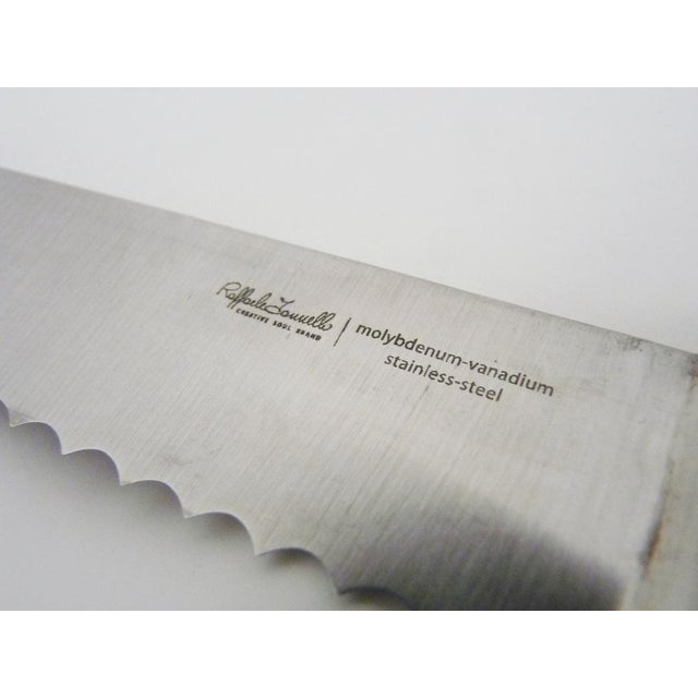 Knives and Knife Block by Raffaele Iannello for Viceversa, 1991, Set of 5 For Sale - Image 9 of 11