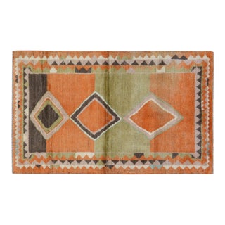 Vintage Gabbeh Knotted Wool Rug, 3'1''x5'2'' For Sale