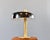 Large Mid Century Table Lamp By Hillebrand Circa 1960s Aluminium shade - Brass bass and stem - On/Off push button switch...