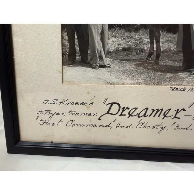 Photography Vintage 49 Original Bert Morgan Dreamer Jamaica Horse Racing Jockey Photograph For Sale - Image 7 of 9