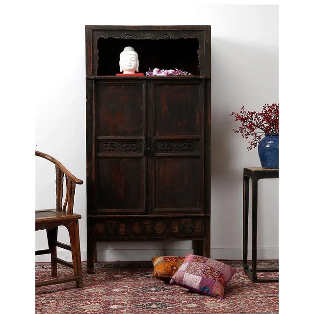 This tall "WanLi File Cabinet" was made in 19th century ShanDong, China. Its beautiful design and quality craftsmanship...