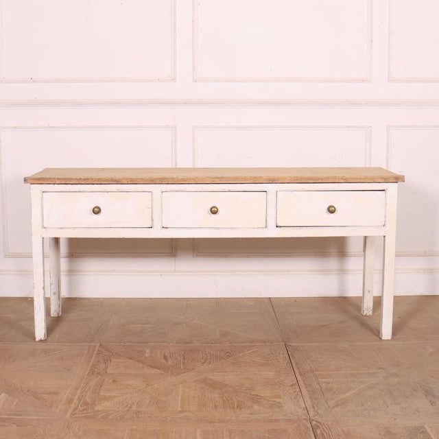 English Painted Dresser Base For Sale - Image 11 of 11