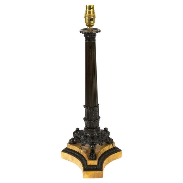 19th Century Empire Bronze Table Lamp For Sale - Image 12 of 12