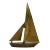 Vintage MCM Solid Brass Sailboat For Sale