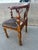 Vintage English Style Wood Corner Chair With Cane Seat For Sale - Image 4 of 11