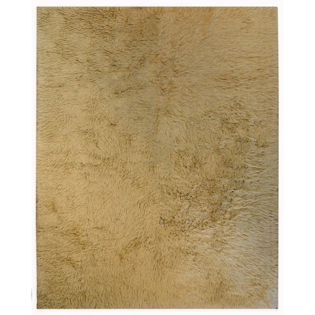 Vintage Mid Century Grecian Flokati Rug For Sale - Image 10 of 10