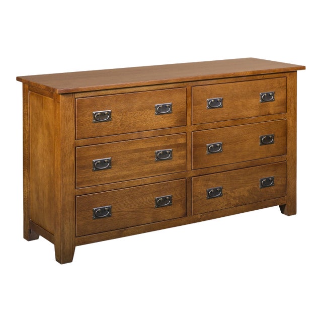 Mission 6 Drawer Dresser - Michael's Cherry For Sale