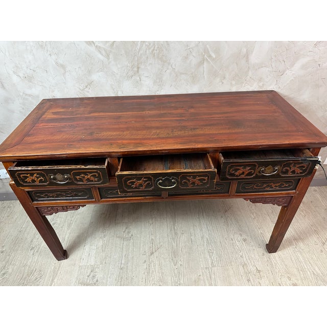 Antique Chinese Console Table, 1890 For Sale - Image 3 of 15