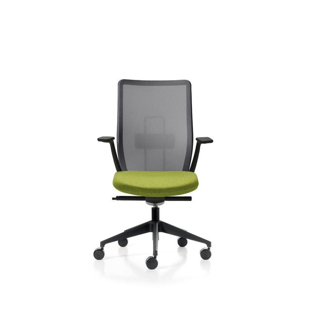 Chance Plastic Net Armchair in Mesh and Upholstery by Quinti Sedute For Sale - Image 6 of 11