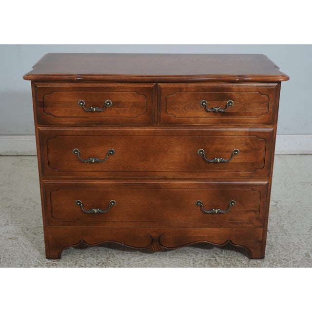 Age: C.1997 Details: Country French Style Dovetailed Drawer Construction Quality Construction Maple Solid Brass Hardware...