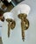 French Devoluy Hand Torch Brass Wall Sconces For Sale - Image 18 of 18