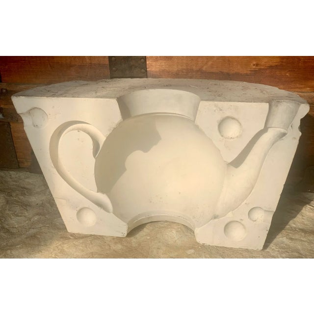 Antique English Teapot Plaster Mold, Early 20th Century For Sale - Image 11 of 12