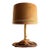1960s Handcrafted Driftwood Table Lamp With Large Drum Shade For Sale