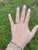 1990s 0.70ctw Flush Set 3 Diamond Ring, 14k Yellow Gold, Ring Size 7, Engagement For Sale - Image 5 of 5