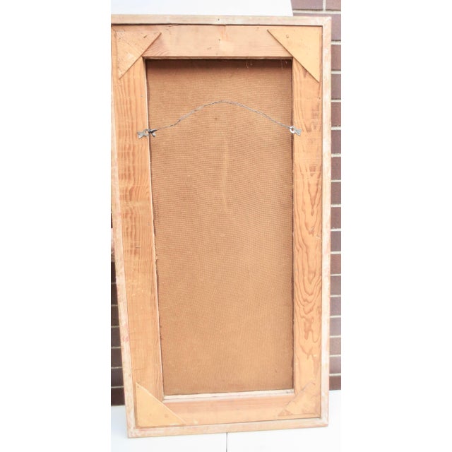 Paint Leonardo Nierman Oil on Panel Painting 1969 For Sale - Image 7 of 15