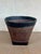 Rustic 19th Century Thai Hand Woven Rattan Black Lacquer Grain Basket For Sale - Image 3 of 7