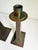 Arts & Crafts Era Brass Candle Holders, a Pair, Early 20th C For Sale - Image 9 of 11