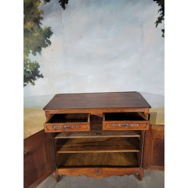 Brown Cherrywood Buffet, 19th Century For Sale - Image 8 of 13