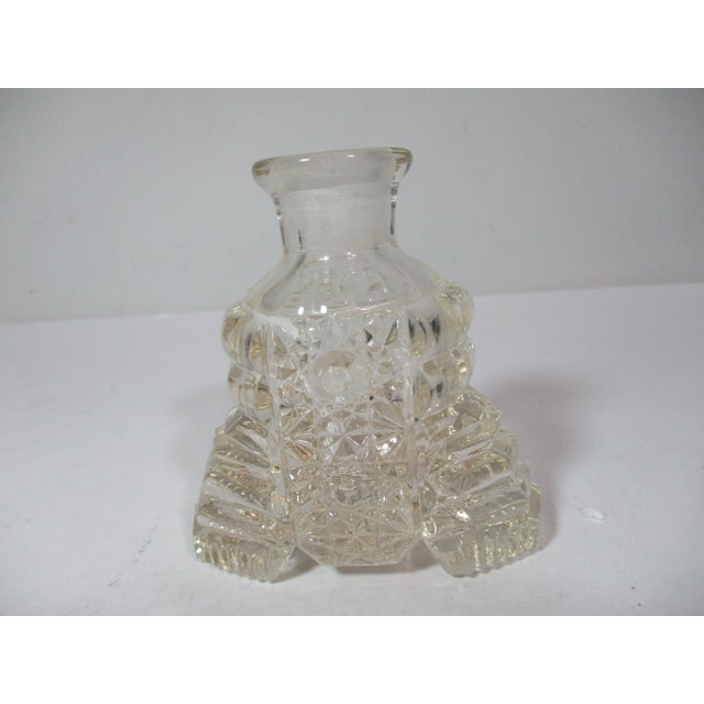 Vintage 1960s Deco Crystal Perfume Bottles - a Pair For Sale - Image 6 of 9