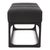 Contemporary Roma Leather Bench For Sale - Image 3 of 10