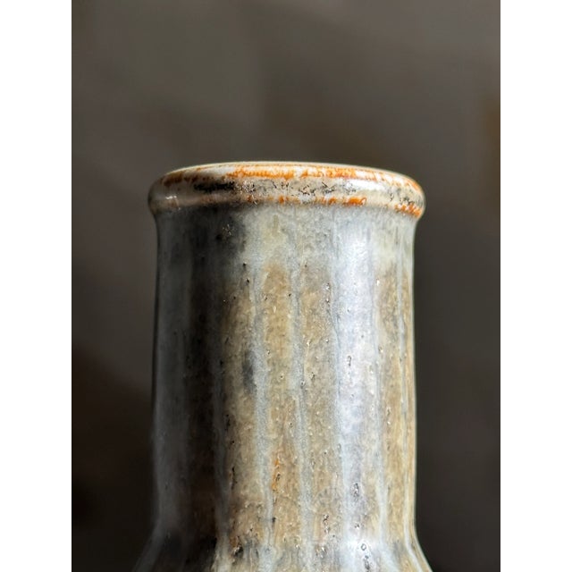 Ceramic 1950's Carl-Harry Stålhane Stoneware Vase for Rörstrand For Sale - Image 7 of 9