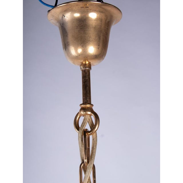 Gold-Plated Kinkeldey Chandelier in Crystal & Brass, Germany, 1960s For Sale - Image 12 of 14