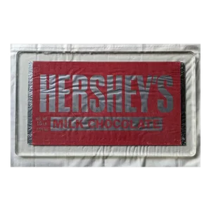 Vintage Pop Art Style Hersheys Chocolate Candy Wrapper Encased in Lucite